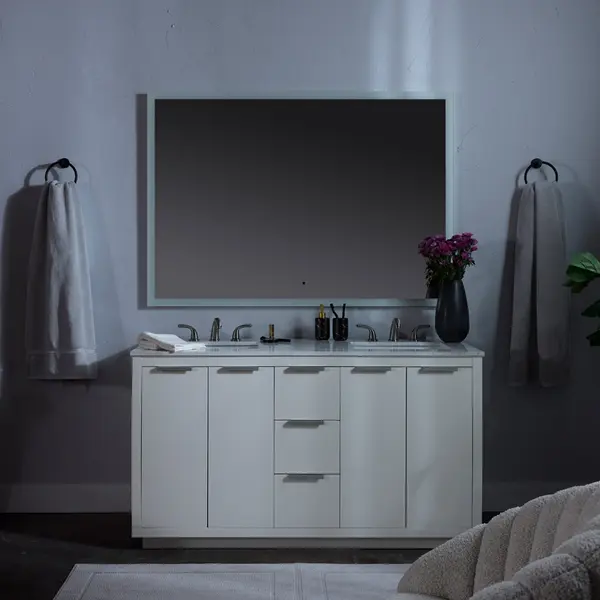 Starlight 48" x 36" LED Mirror in Black - Image 9