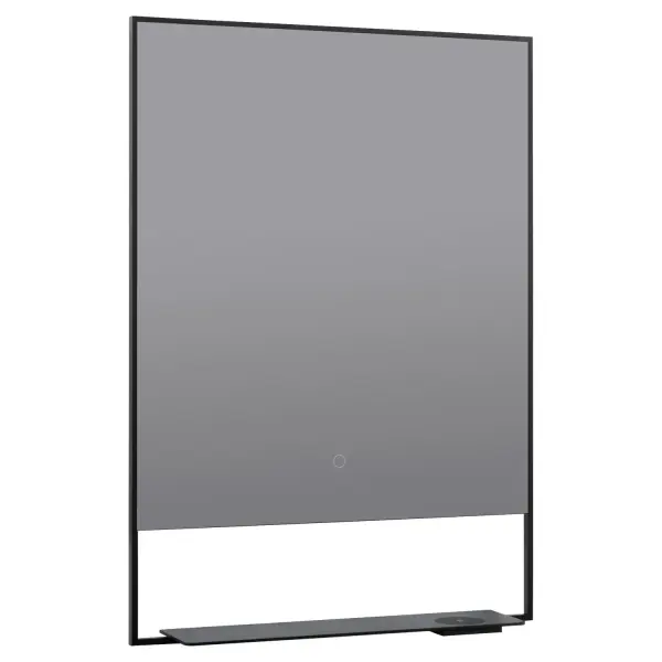 The Castore LED Mirror combines sleek Italian design with innovative technology. Features include Ghost Lighting that conceals the light source when off, integrated wireless phone charging, defogger, CCT selectability, and dimmability—all controlled via touch sensor.