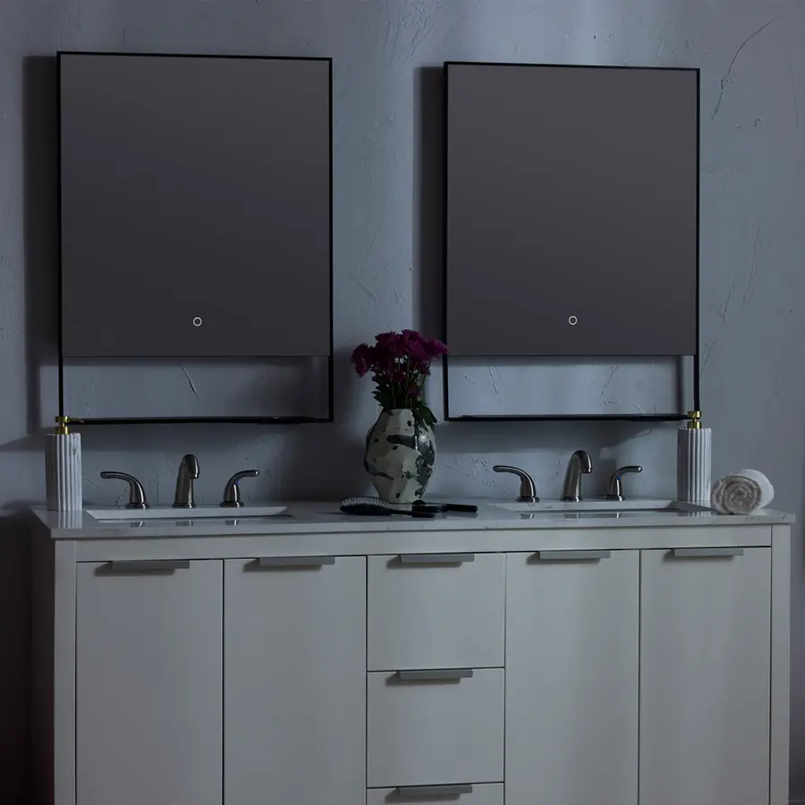 Castore LED Mirror in Black - Image 11