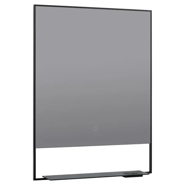 The Castore LED Mirror combines sleek Italian design with innovative technology. Features include Ghost Lighting that conceals the light source when off, integrated wireless phone charging, defogger, CCT selectability, and dimmability—all controlled via touch sensor.