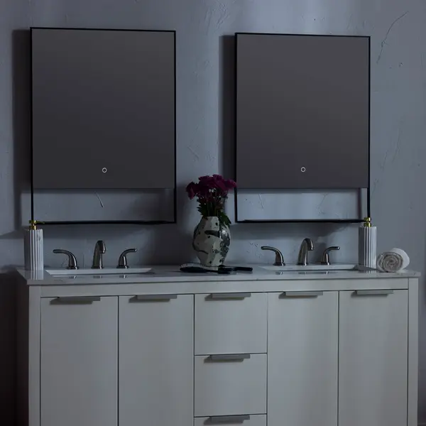 Castore LED Mirror in Black - Image 12