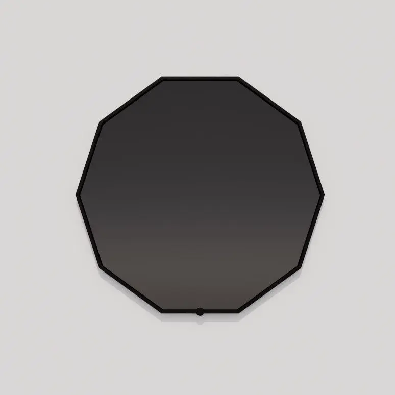 Deca LED Mirror in Black - Image 2