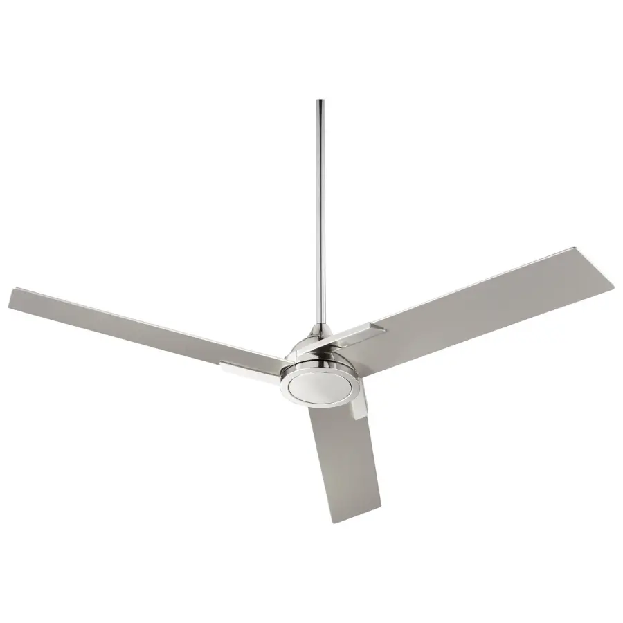 Coda 56" Ceiling Fan in Polished Nickel - Image 1
