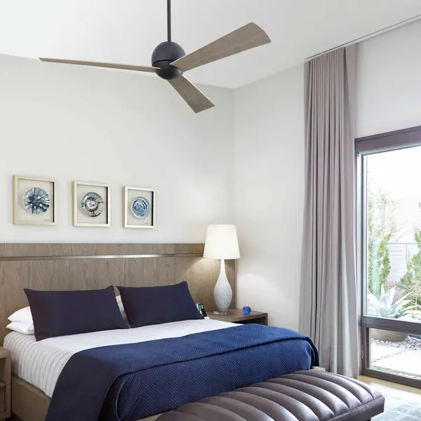 Rondure 54" Ceiling Fan in Black - Image 7
