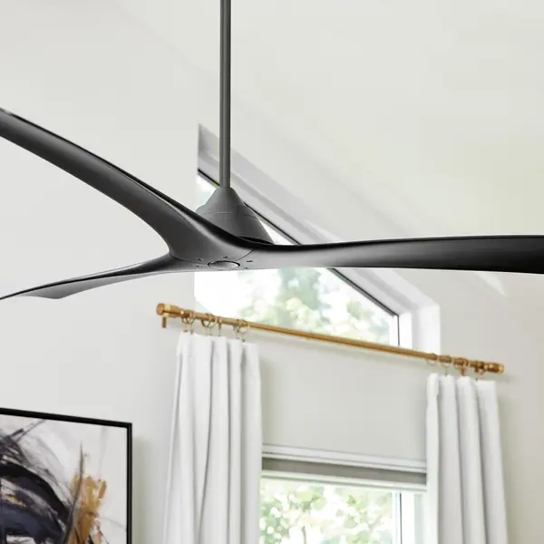 Mecca 64" Ceiling Fan in Black - Image 6