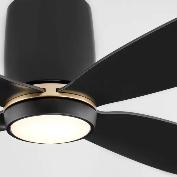 Myriad 56" Hugger Ceiling Fan in Black - Image 4