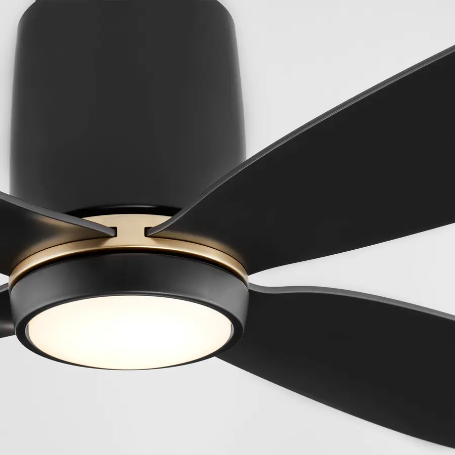 Myriad 56" Hugger Ceiling Fan in Black - Image 4
