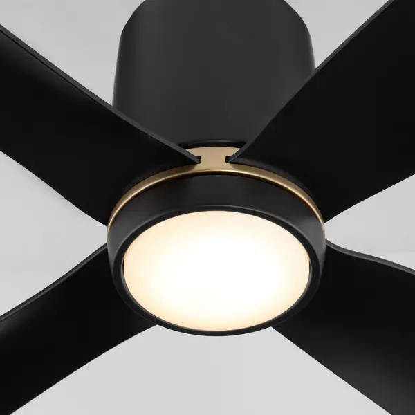 Myriad 56" Hugger Ceiling Fan in Black - Image 5