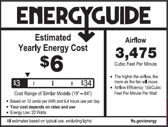 Halcyon 56" Ceiling Fan in Black - Image 4