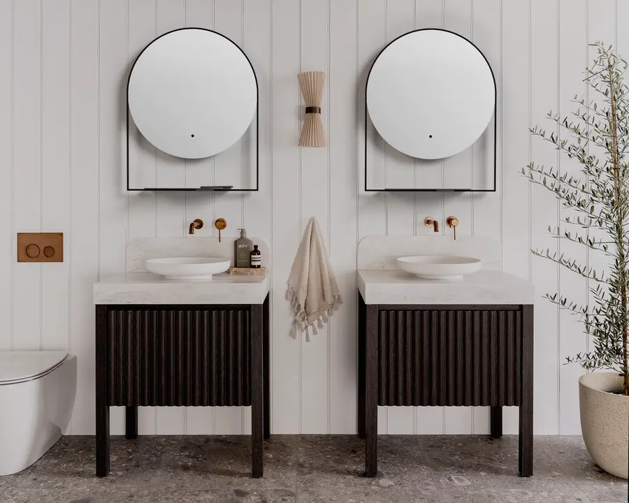 Cassiopea LED Lighted Mirror with Wireless Charger - Image 4