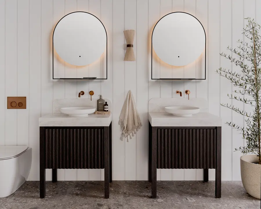 Cassiopea LED Lighted Mirror with Wireless Charger - Image 5