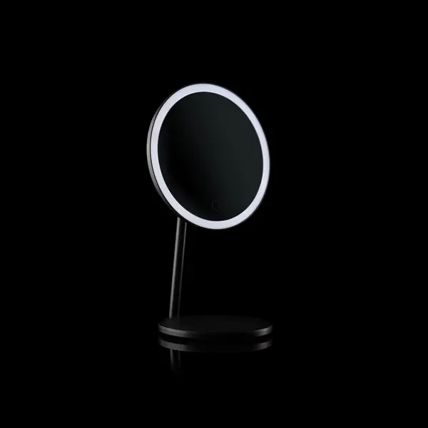 Solo LED Lighted Makeup Mirror in Black - Image 7