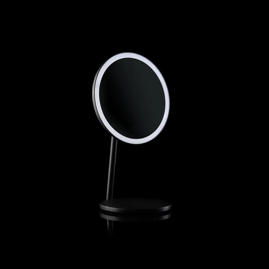 Solo LED Lighted Makeup Mirror in Black - Image 7