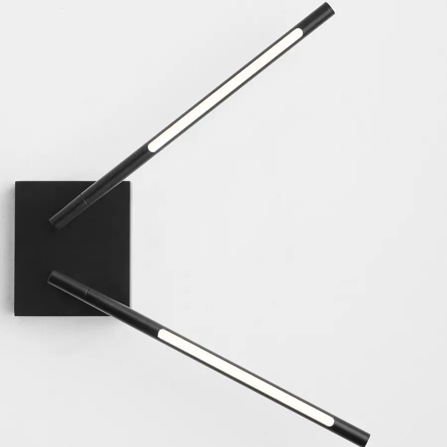 Palillos LED Wall Sconce in Black - Image 7