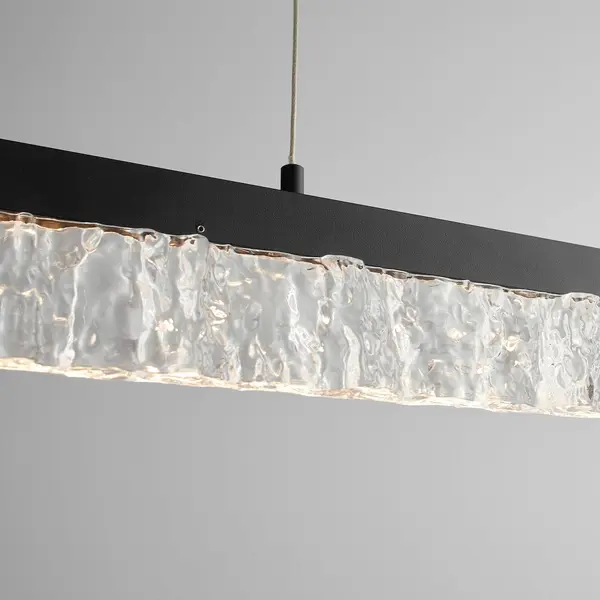 Landon LED Linear Pendant in Black - Image 3