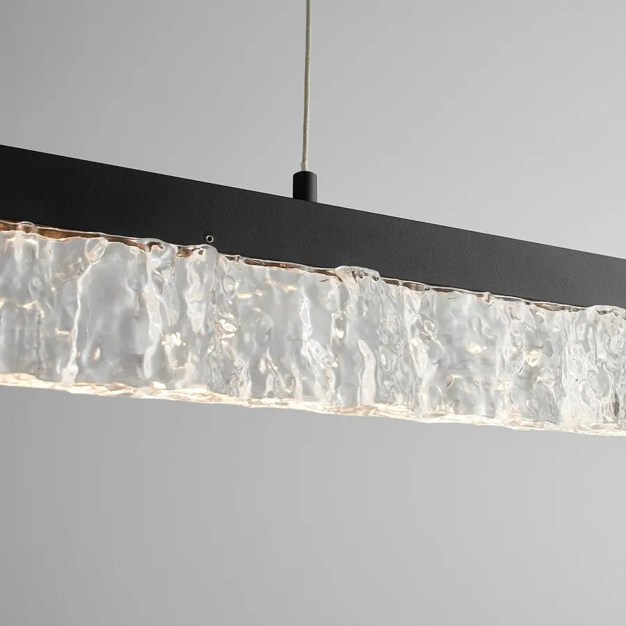 Landon LED Linear Pendant in Black - Image 3