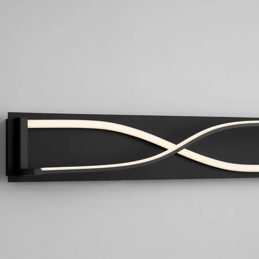 Hyperion LED Vanity Light in Black - Image 3