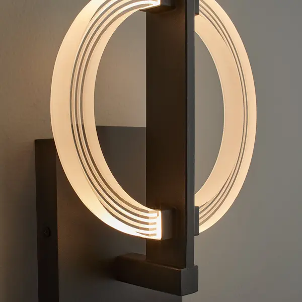 Arena LED Wall Sconce in Black - Image 3