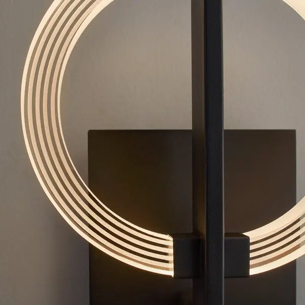 Arena LED Wall Sconce in Black - Image 4