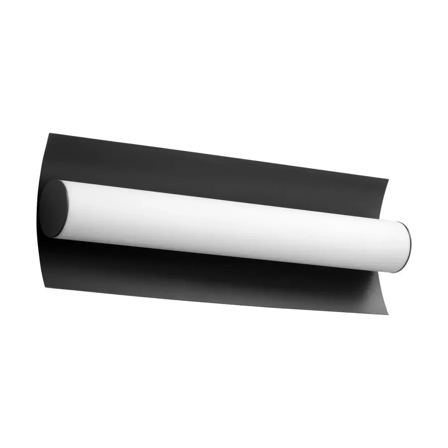 Wave LED Vanity Light in Black - Image 1