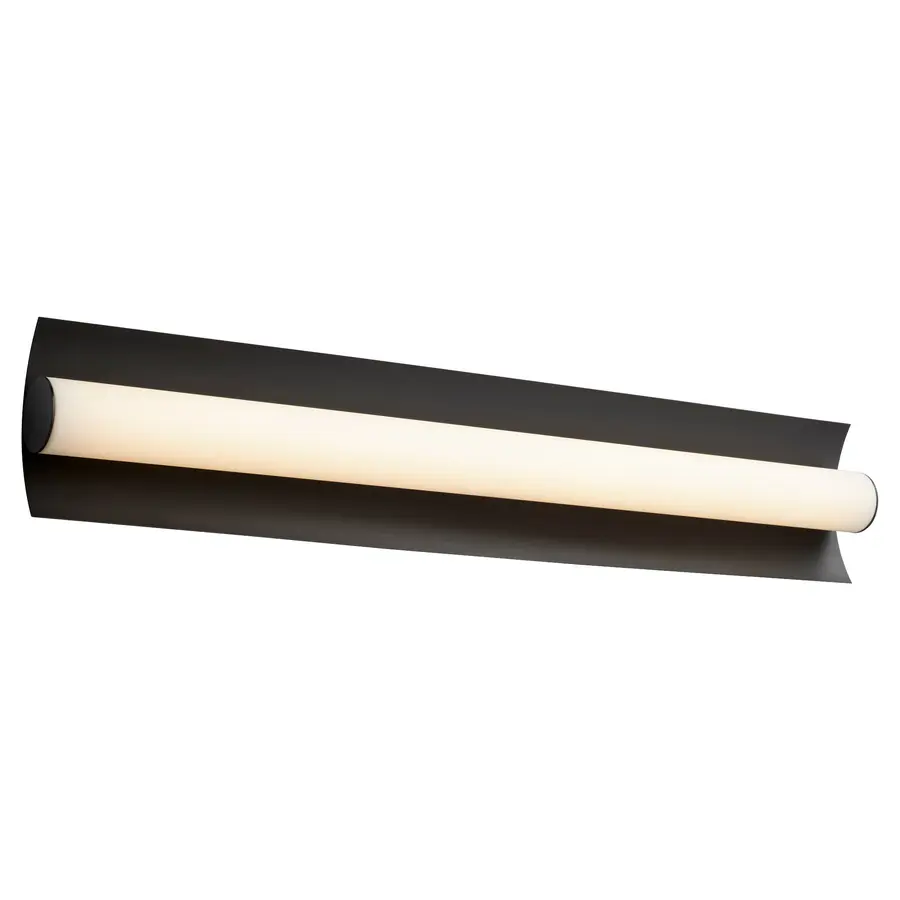 Wave LED Vanity Light in Black - Image 2