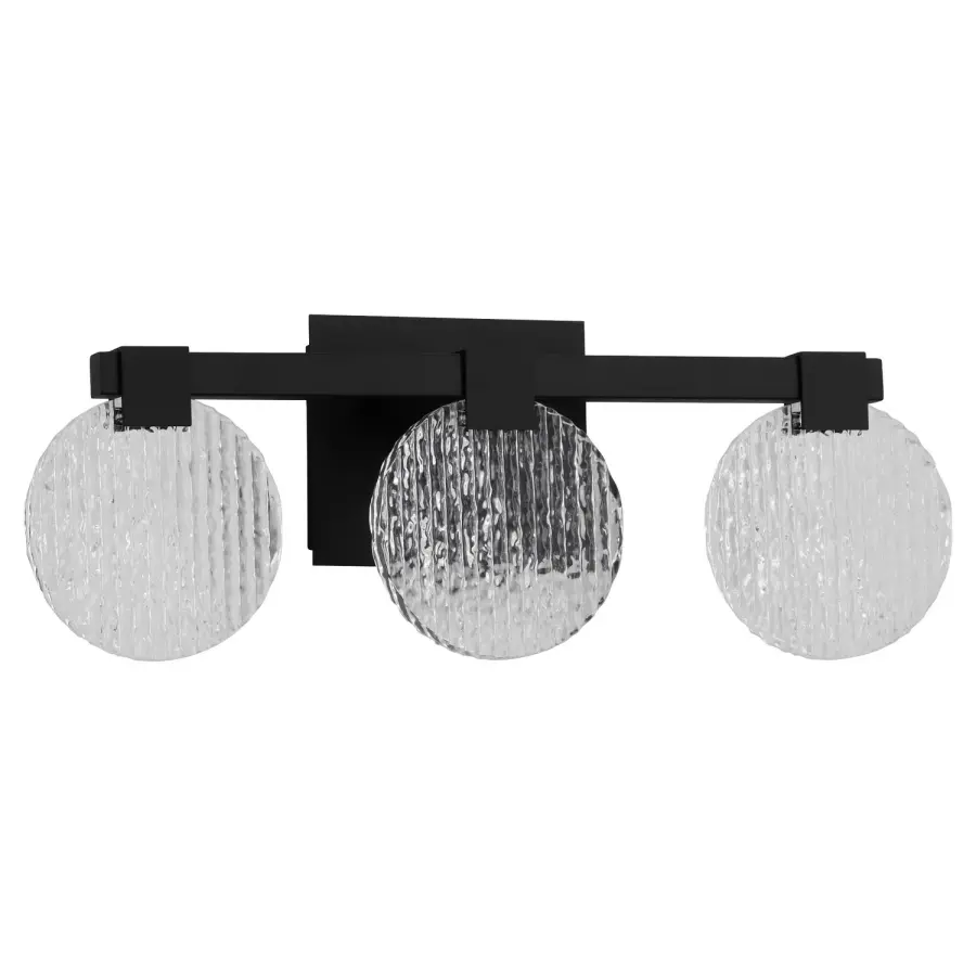 Axiom 3-Light LED Vanity in Black - Image 1