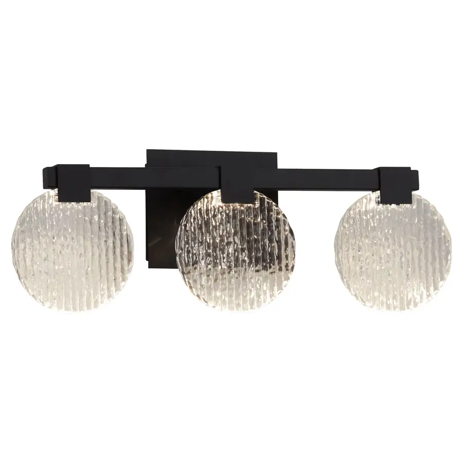 Axiom 3-Light LED Vanity in Black - Image 2