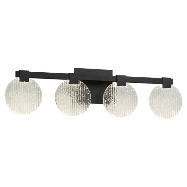 Axiom 4-Light LED Vanity in Black - Image 4
