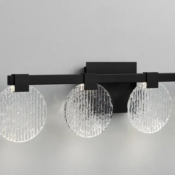 Axiom 4-Light LED Vanity in Black - Image 5