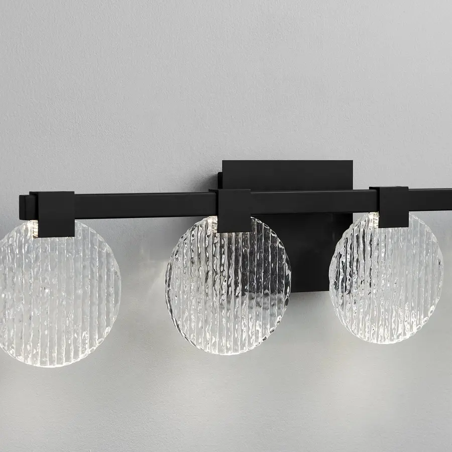 Axiom 4-Light LED Vanity in Black - Image 5
