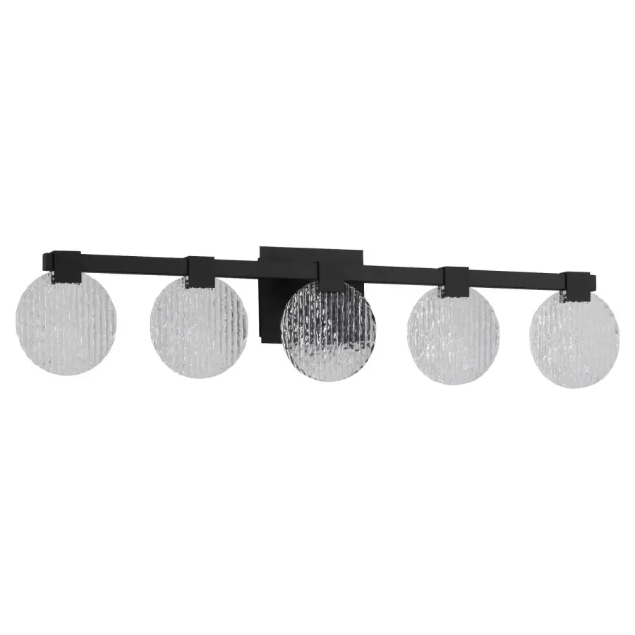 Axiom 5-Light LED Vanity in Black - Image 1