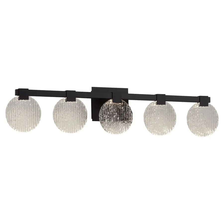 Axiom 5-Light LED Vanity in Black - Image 2