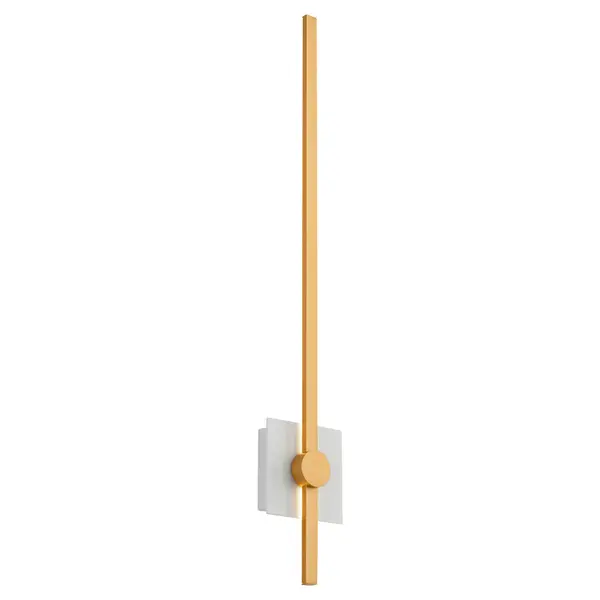 Collection: Zora Finish: White|Industrial Brass Glass: Industrial Brass Width: 32.00" Height: 5.25" Weight: 3.50 lb Extension from Wall: 2.25" Bulbs Included Number of Bulbs: 1 Maximum Wattage: 18.00 W Bulb Type: LED Bulb Base: Array Light Source: LED Light Output: 1440.00 lm Color Temperature: 3000 K CRI: 90 Voltage: 120.00 V Material: Iron|Aluminum|Acrylic Country of Origin: China Safety Listing: UL, ETL Safety Rating: Damp LED Manufacturer Warranty: 1 purchase , 5 yrs LED eclictrical componets - alternate view