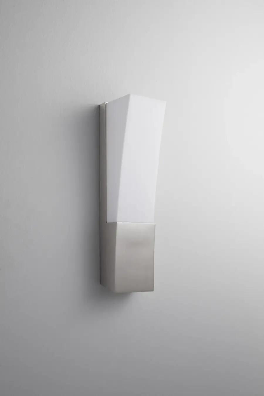 Crescent LED Wall Sconce in Satin Nickel - Image 1
