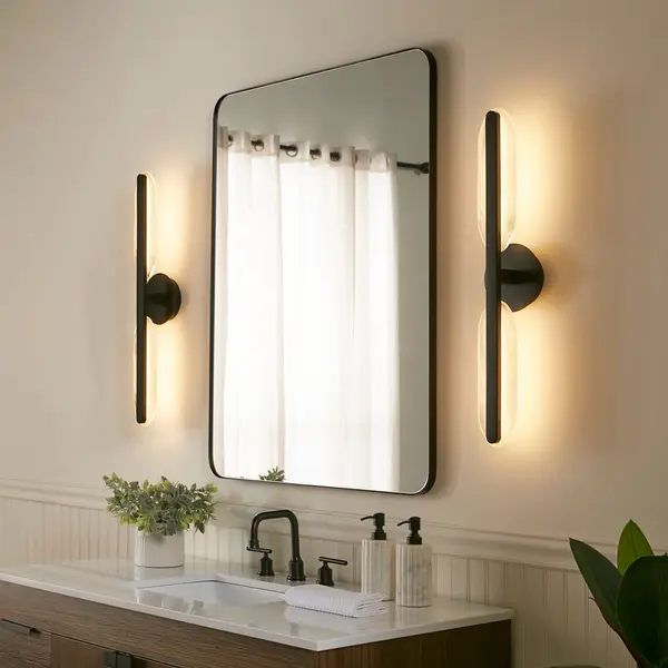 Avian LED Vanity Light in Black - Image 6