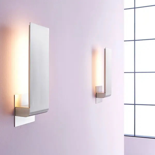 Halo LED Wall Sconce in Satin Nickel - Image 3