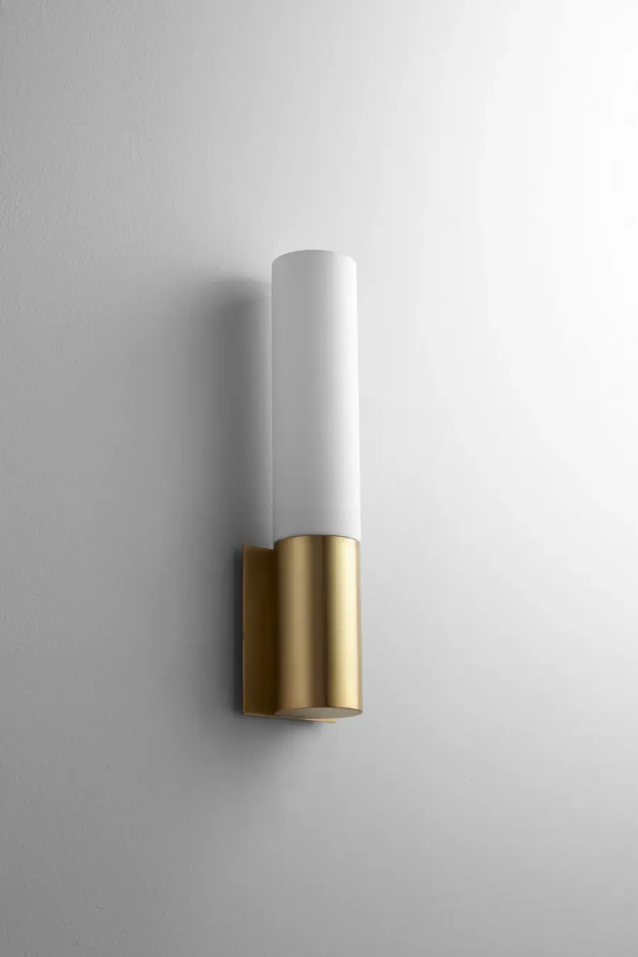 Magnum LED Wall Sconce in Aged Brass - Image 1