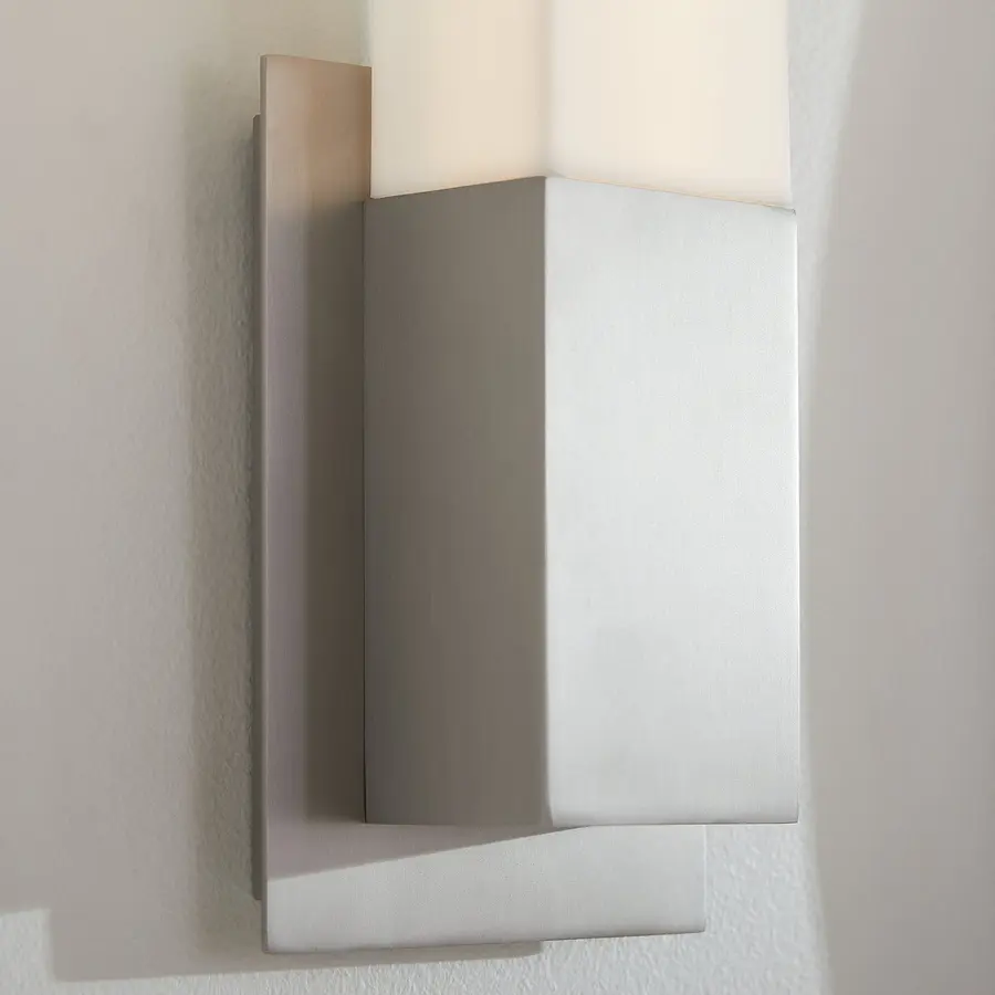 Vega LED Wall Sconce in Satin Nickel - Image 6
