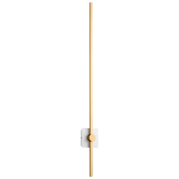 Collection: Zora Finish: White|Industrial Brass Glass: Industrial Brass Width: 47.75" Height: 5.25" Weight: 4.10 lb Extension from Wall: 2.25" Bulbs Included Number of Bulbs: 1 Maximum Wattage: 24.80 W Bulb Type: LED Bulb Base: Array Light Source: LED Light Output: 1984.00 lm Color Temperature: 3000 K CRI: 90 Voltage: 120.00 V Material: Iron|Aluminum|Acrylic Country of Origin: China Safety Listing: UL, ETL Safety Rating: Damp LED Manufacturer Warranty: 1 purchase , 5 yrs LED eclictrical componets