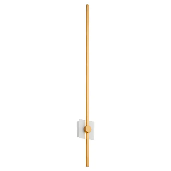 Collection: Zora Finish: White|Industrial Brass Glass: Industrial Brass Width: 47.75" Height: 5.25" Weight: 4.10 lb Extension from Wall: 2.25" Bulbs Included Number of Bulbs: 1 Maximum Wattage: 24.80 W Bulb Type: LED Bulb Base: Array Light Source: LED Light Output: 1984.00 lm Color Temperature: 3000 K CRI: 90 Voltage: 120.00 V Material: Iron|Aluminum|Acrylic Country of Origin: China Safety Listing: UL, ETL Safety Rating: Damp LED Manufacturer Warranty: 1 purchase , 5 yrs LED eclictrical componets - alternate view