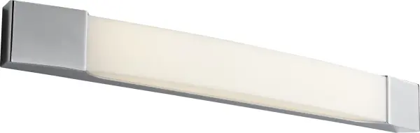 The Apollo LED vanity delivers bright, even illumination with integrated LED technology in a streamlined polished chrome design. Perfect for modern bathrooms seeking clean lines and reliable task lighting.