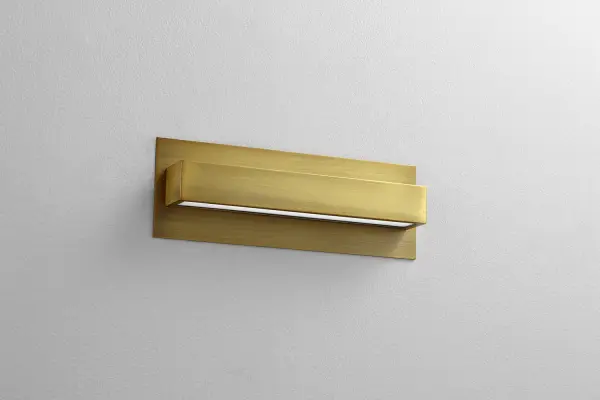 Collection: Alcor Finish: Oiled Bronze Glass: Matte White Width: 13.00" Height: 4.50" Weight: 4.01 lb Extension from Wall: 2.00" Bulbs Included Number of Bulbs: 1 Maximum Wattage: 6.30 W Bulb Type: LED Bulb Base: Array Light Source: LED Light Output: 964.80 lm Color Temperature: 3000 K CRI: 90 Voltage: 120.00 V Material: Steel and Acrylic Country of Origin: China Safety Listing: UL, ETL Safety Rating: Damp LED Manufacturer Warranty: 1 year from date of purchase , 5 years LED