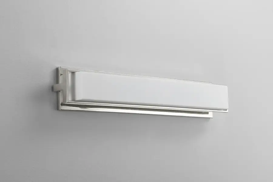 Plato LED Vanity Light in Polished Nickel - Image 1