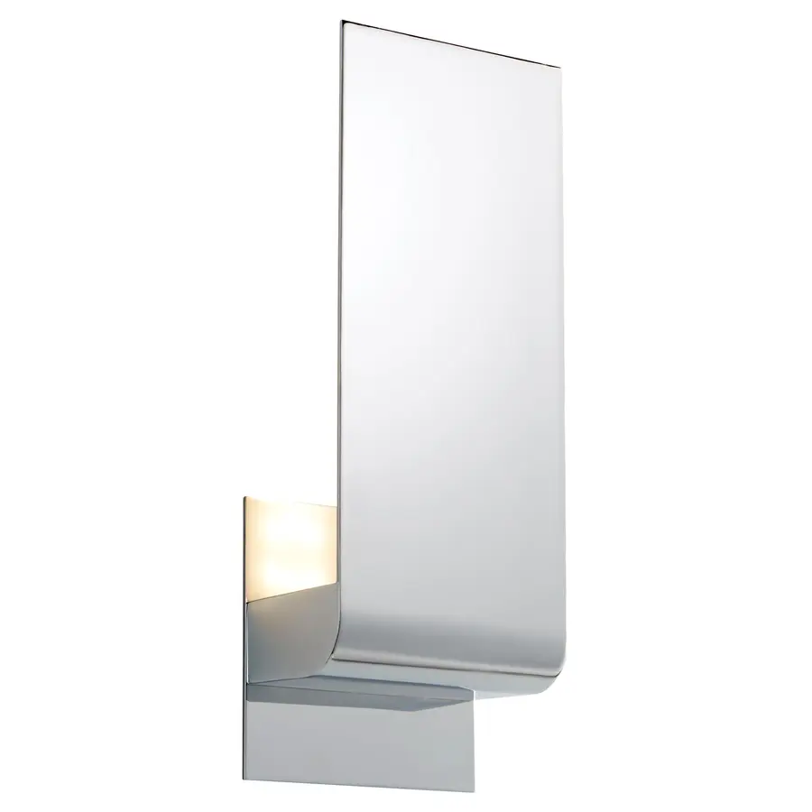 Halo LED Wall Sconce in Polished Chrome - Image 2
