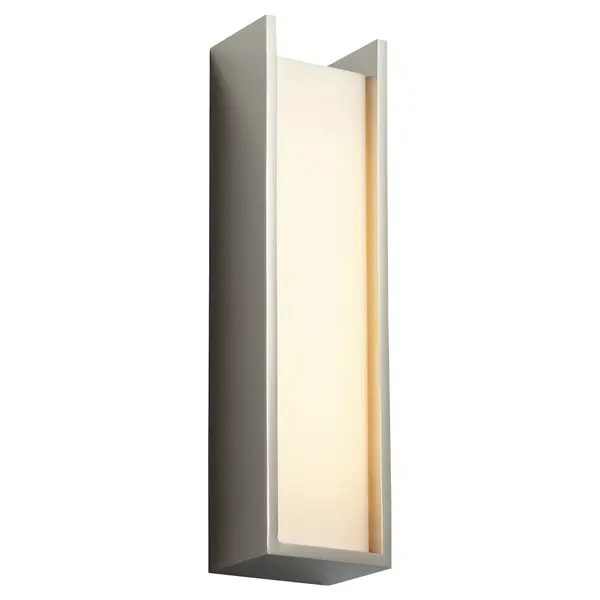 Collection: Kiko Finish: Polished Nickel Glass: Matte White Width: 3.25" Height: 12.00" Weight: 4.13 lb Extension from Wall: 2.50" Bulbs Included Number of Bulbs: 1 Maximum Wattage: 10.10 W Bulb Type: LED Bulb Base: Array Light Source: LED Light Output: 1182.00 lm Color Temperature: 3000 K CRI: 90 Voltage: 120.00 V Material: Steel and Acrylic Country of Origin: China Safety Listing: UL, ETL Safety Rating: Damp LED Manufacturer Warranty: 1 year from date of purchase , 5 years LED - alternate view