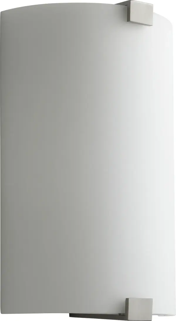 The Siren LED Wall Sconce delivers modern efficiency in a compact, versatile design. Its satin nickel finish and white opal glass provide soft, diffused light ideal for bathrooms and hallways. High CRI ensures accurate color rendering.