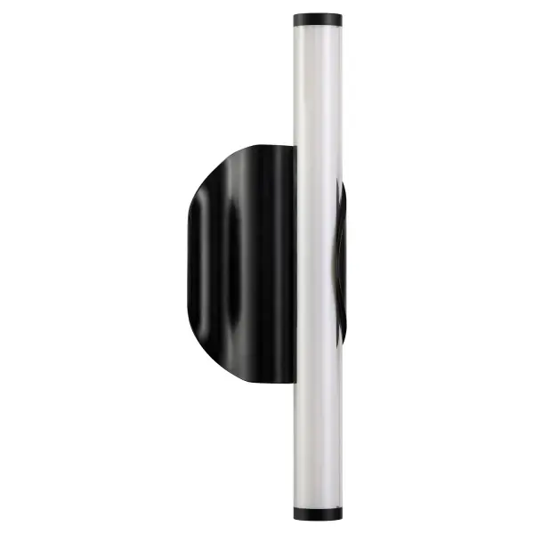 The Ola LED sconce brings contemporary flair with its distinctive wavy backplate and offset cylinder light. Energy-efficient integrated LED with 5CCT adjustability offers versatile lighting control in a compact, eye-catching package.