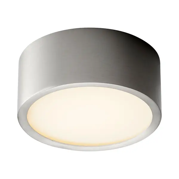 Collection: Peepers Finish: Satin Nickel Glass: Matte White Width: 4.75" Height: 2.00" Weight: 2.51 lb Bulbs Included Number of Bulbs: 1 Maximum Wattage: 8.20 W Bulb Type: LED Bulb Base: Array Light Source: LED Light Output: 1050.00 lm Color Temperature: 3000 K CRI: 80 Voltage: 120.00 V Material: Steel and Acrylic Country of Origin: China Safety Listing: UL, ETL Safety Rating: Damp LED Manufacturer Warranty: 1 year from date of purchase , 5 years LED - alternate view