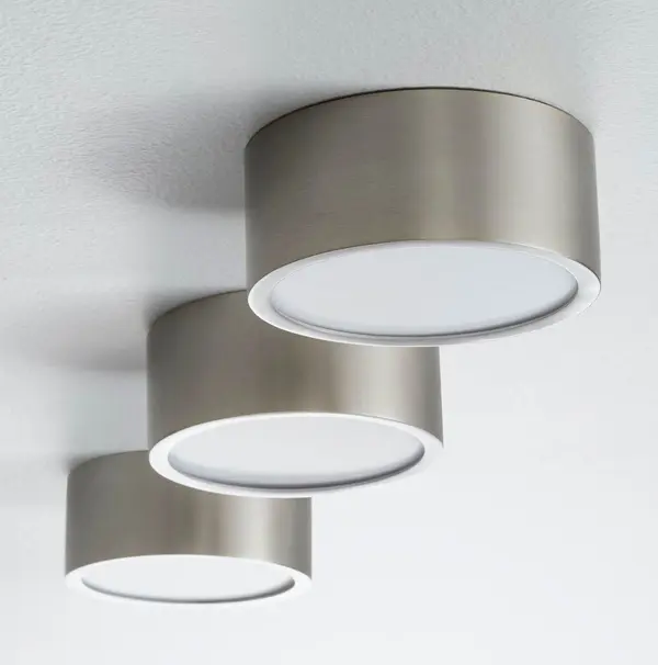 Peepers LED Flush Mount in Satin Nickel - Image 5