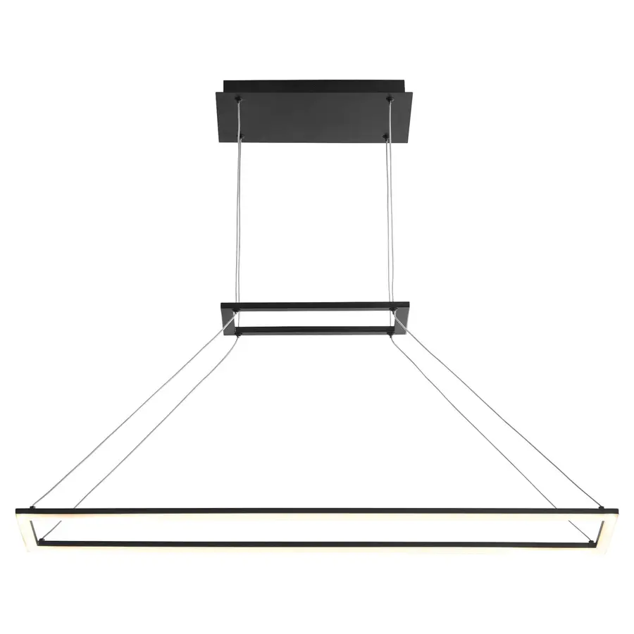 Xanni LED Linear Pendant in Black - Image 2